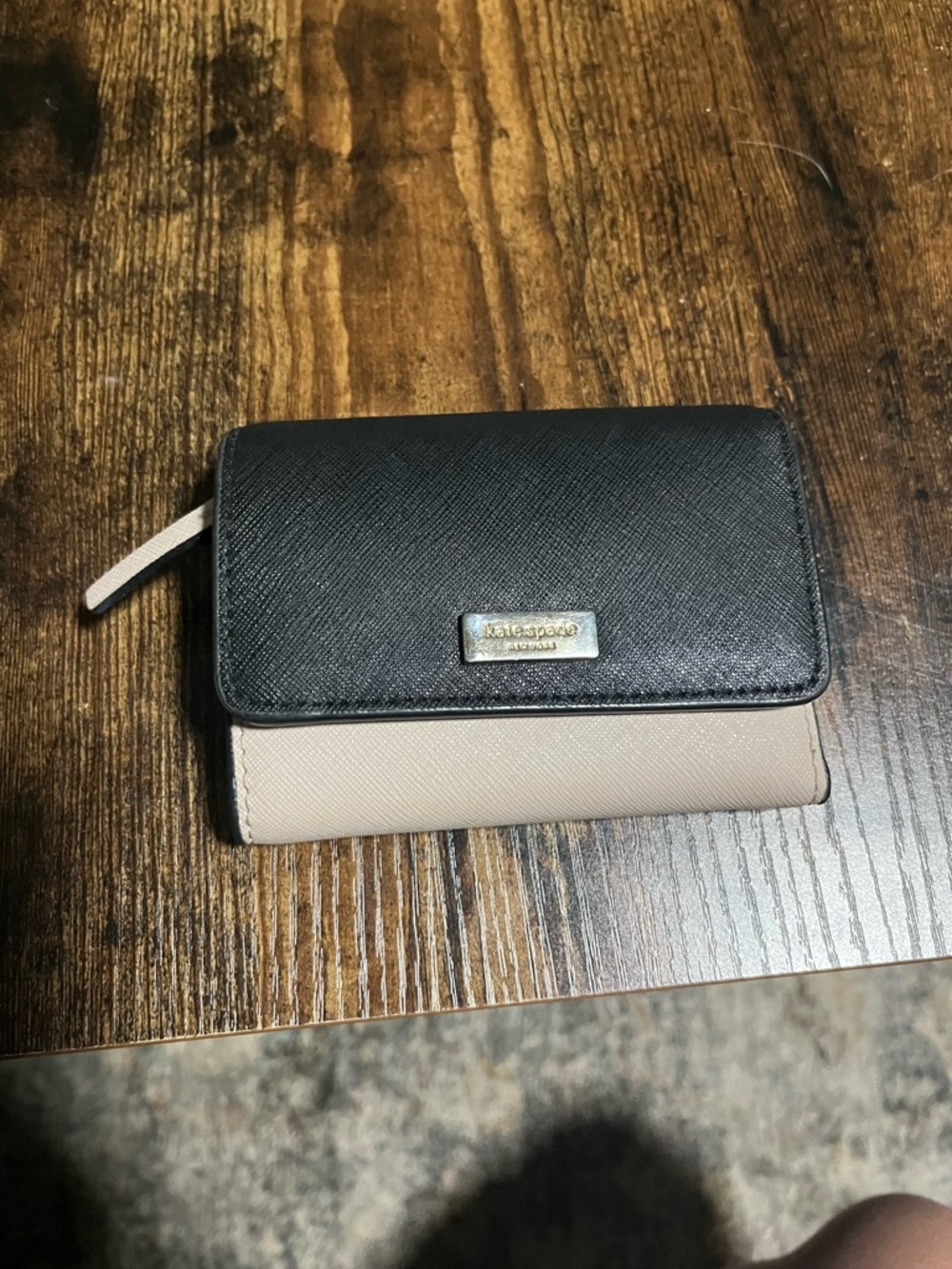 Kate Spade Laurel Way Christine Small Wallet Warm Black/Beige